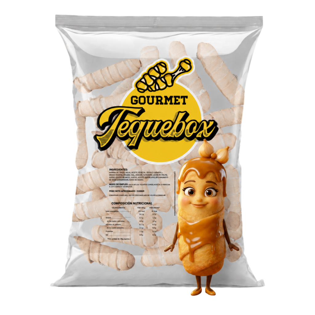 Tequeños de queso y cebolla caramelizada