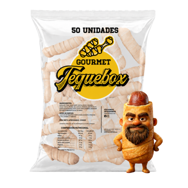 Mini tequeños de salchicha